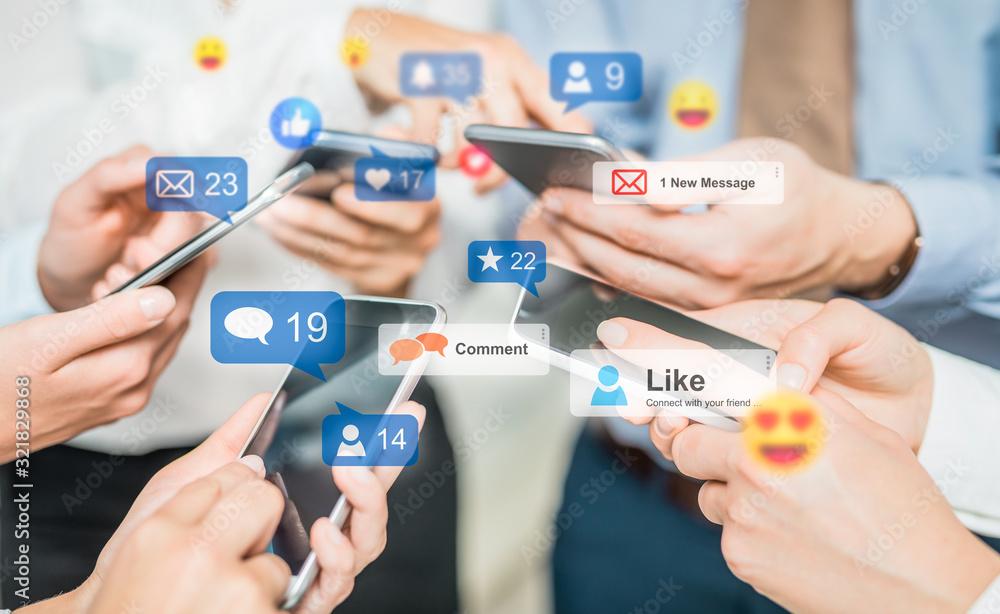 social-media-concept-stockpack-adobe-stock Social media concept.